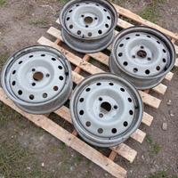 4 cerchi in ferro d' epoca per AX Citroen 
