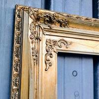 Cornice per quadro antica intarsiata perfetta.
