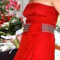 Abito estivo elegante rosso VALENTINO