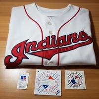 INDIANS Baseball Majestic Ufficiale Originale L