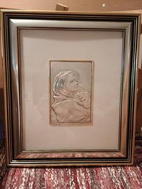 quadro Madonna con bambino 