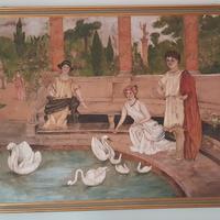 Arazzo rappresentante antica roma.