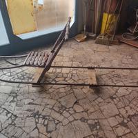 Slitta svedese kick sled vintage