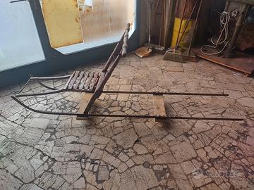 Slitta svedese kick sled vintage