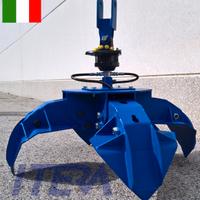 POLIPO IPR800 con Rotatore idraulico pinza Legna-P