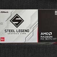 ASRock Radeon RX 9070 XT Steel Legend - Bianca