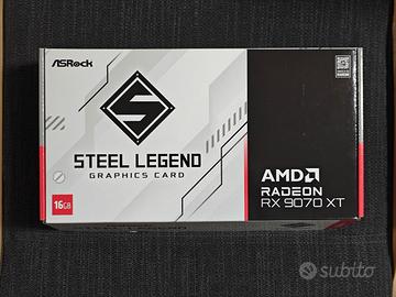 ASRock Radeon RX 9070 XT Steel Legend - Bianca