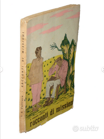 libro antico vintage racconti di missioni 1900