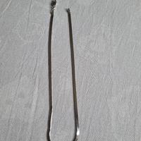 collana in argento con iniziali 