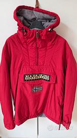 giacca in pile Napapijri rossa taglia XS