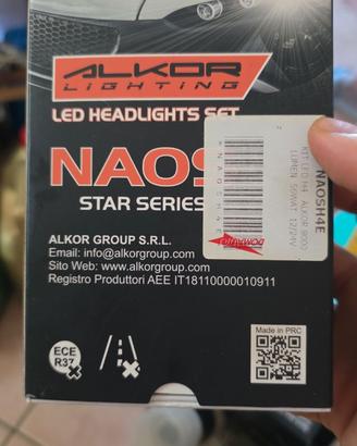 Kit Lampadine LED H4 Alkor Lighting NAOS