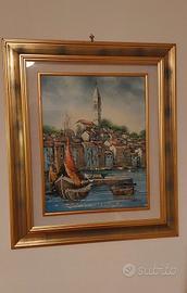 Quadri dipinti con cornice 