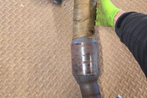 downpipe sportivo 200 celle a45 amg