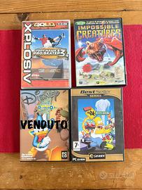 Lotto giochi PC retrò originali