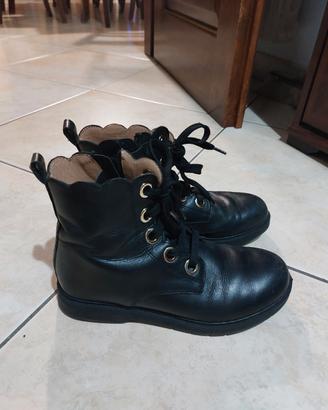 scarponcini nero bambina twinset 