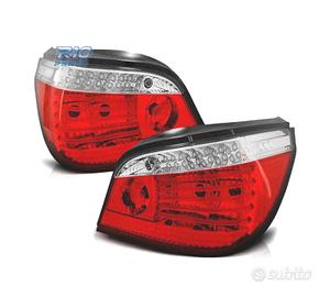 FANALI A LED BMW E60 03-07 ROSSO BIANCO LED DINAMI