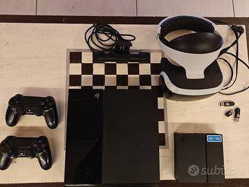 Play station 4 PS4 con VR 2 JOYPAD e giochi PS 4 