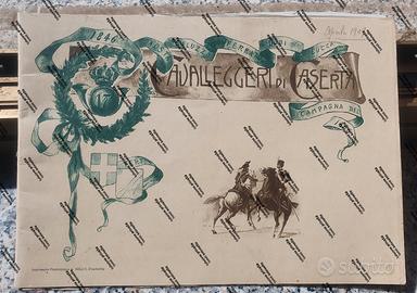 Album foto del Cvalleggeri di Caserta 1909