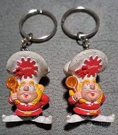 Loacker 2 portachiavi gnomo mascotte pubblicità