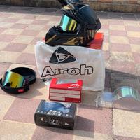 Bundle Casco Raven Carbon cross + accessori