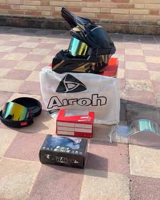 Bundle Casco Raven Carbon cross + accessori