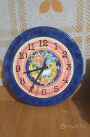 orologio in ceramica vietrese