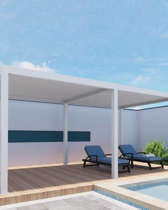 Pergola Bioclimatica Alluminio 3x6 mt Metalfranchi