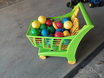 carrello spesa bambini 