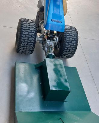 trincierba e scopatrice con carrello