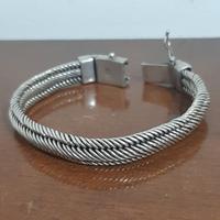 bracciale argento 925 uomo massiccio