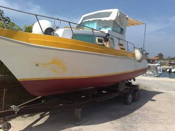 Barca Vetroresina diesel 