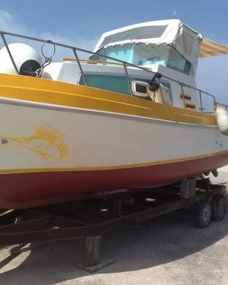 Barca Vetroresina diesel 