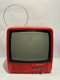 Mivar 12BN2V Rosso TV Vintage Anni ’70 Funzionante