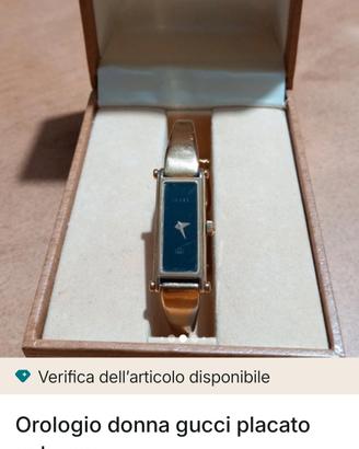 orologio donna gucciplacato oro