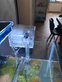 Lampada per acquario e filtro