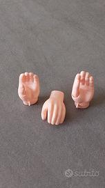 Set 3 Mani Giocattolo Nestlè Famiglia Adams