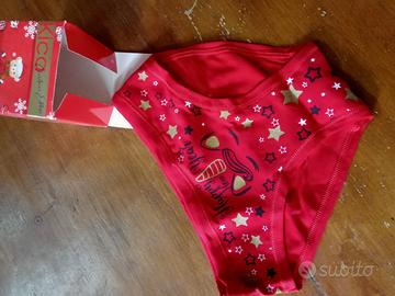 Slip Natalizio Bimba 4/5 anni o 8/9 anni Kico