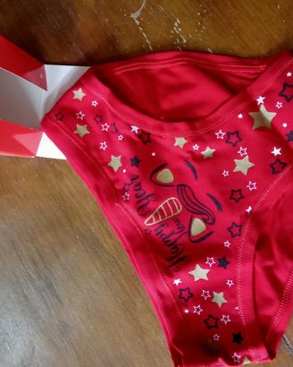 Slip Natalizio Bimba 4/5 anni o 8/9 anni Kico