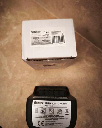 batteria stocker LI-ION 21,6 V 