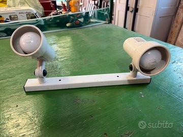 Barra 2 Faretti Orientabili Vintage Anni 70/80