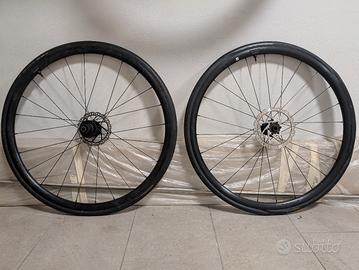 Set ruote Giant PR2 + copertoni Gavia TLR