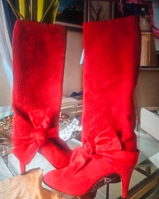 Stivali donna pelle nabok tg. 37