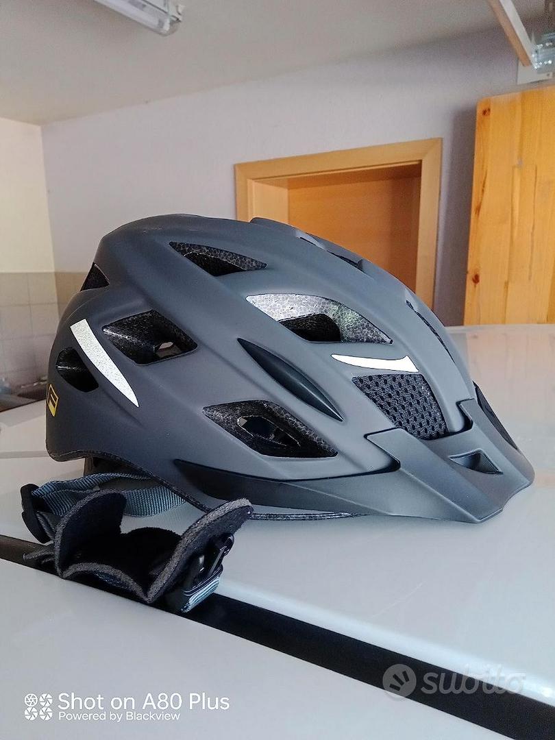 Casco Da Bicicletta Fischer Urban LANO - Con Sistema Illuminato E Visiera - Taglia S/M (55-59 Cm)