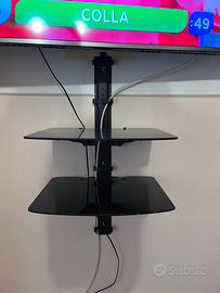 Mensola con ripiani in vetro