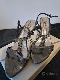 sandali gioiello grigi nr.39