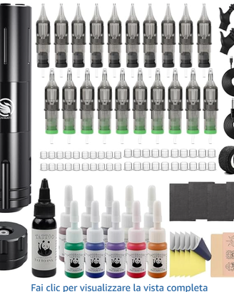 Kit Tattoo macchina wireless con batteria
