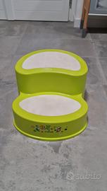 Sgabello Due Gradini Giordani per Bambini 