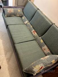 Divano letto 3 posti + poltrona