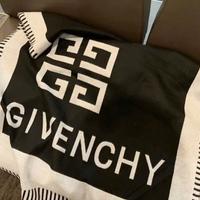 Sciarpa Givenchy Logo Nero Bianco