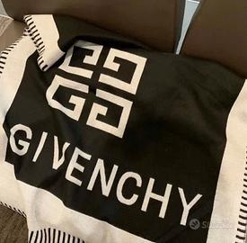 Sciarpa Givenchy Logo Nero Bianco